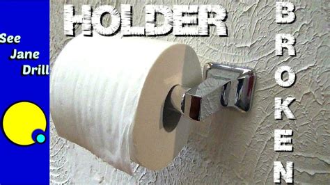 toilet paper holder no screws